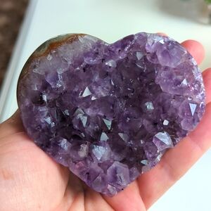 Heart Shape AAA Grade Brazilian Amethyst Gemstone